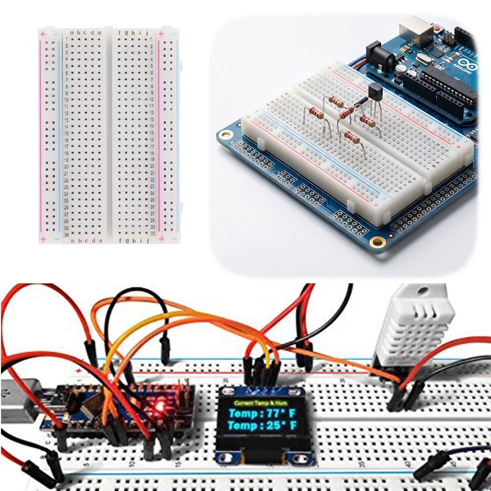 Mini Size Solderless Breadboard 400 Tie Points Bread Board Circuit Board  Circuit Development