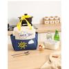 New Thickened Insulated Lunch Bag with Double Side Pockets for Travel, Outdoor Picnic, Office Workers, and Students