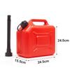 Auto Tank Container Bucket for Liquids Red Car Motorcycle Refueling Adventure SUV Vehicles