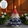 Christmas Tree Mold Festive Christmas Candle Mold Snowflake Candle Mold White For Christmas Decoration Festival Celebration Home