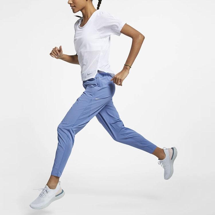 (WMNS) Nike Breathe Miler Running Short Sleeve White Women's AJ8142-100