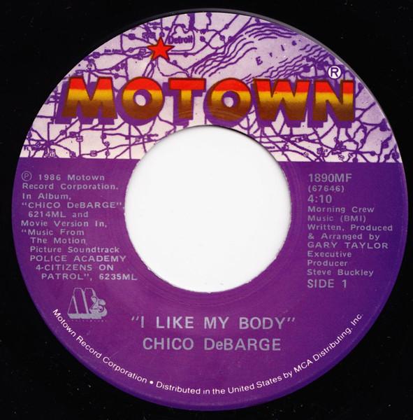 

7inch Record CHICO DEBARGE - I Like My Body 1890MF Motown 1986 US Soul/Funk Used