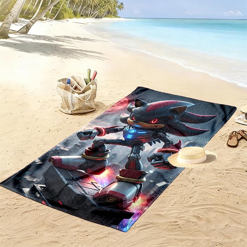 SONIC Beach Towel Perfect for Travel, Outdoor Activities, Swimming, Camping, Hiking