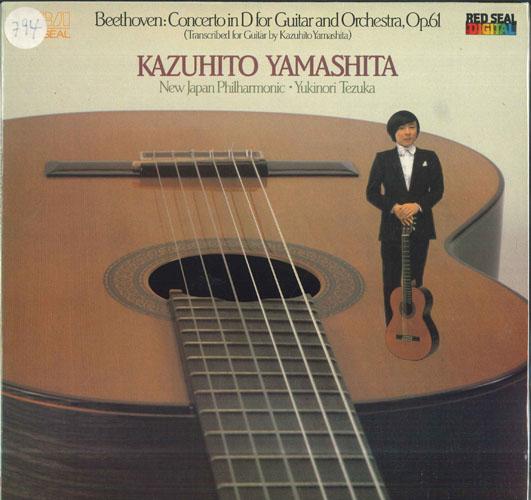 

Виниловая пластинка KAZUHITO YAMASHITA YUKINORI TEZUKA Бетховен Концерт для гитары с оркестром ре мажор RL70847 RCA RED SEAL 1982 Италия Классика Б/у