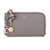 Chloe Card Case CHC21WP944F57 053 Leather Wallet Gray [Used]