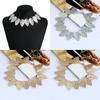 Metal Leaf Necklace With Fringe Design For Teen Fashion And Party Accessories