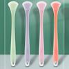 Tongue Cleaning Brush Soft Silicone Tongue Cleaning Tool Double Side Cleaning Massage Tongue Scraper Oral Health Care Tool