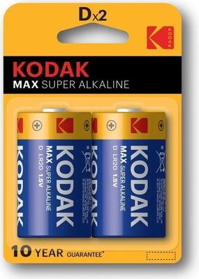 KODAK Pack of 2 Alkaline Batteries MAX LR20/D - 1.5V