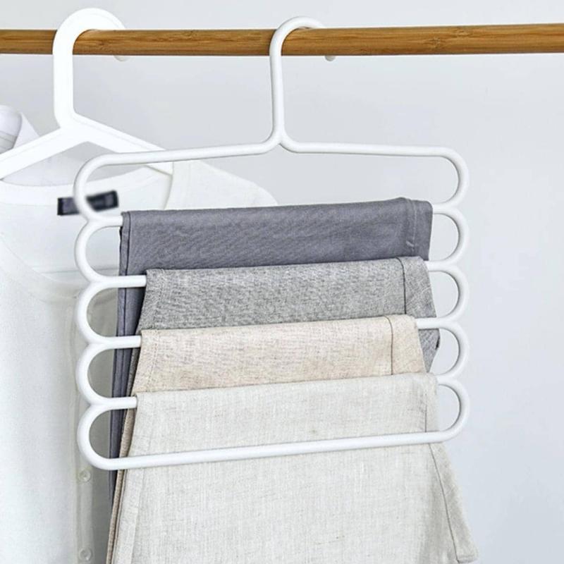 1 Multifunctional Pants Hanger, Room Decoration, Home Bedroom Decoration, Dress, Pants, Shoes, Jeans, Boots, Skirt, Bedroom, Home Storage