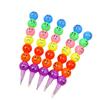 Seven-Section Tanghulu Crayon: Colorful Student Cartoon Pencil for Creative Drawing and Writing