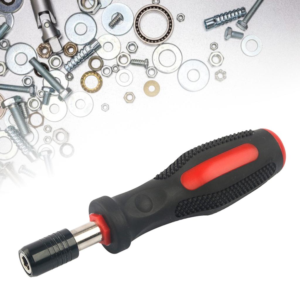 1/4" Screwdriver Handle Hex Drive Magnetic Bit Holder Screwdriver Spinner Handle Bit Holder Ratchet Socket Wrench Tool