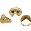 Exaggerated Irregular Metal Pleated Rings For Women Vintage Minimalist Personality Rings Jewelry Gifts