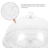 Cake Stand with Dome Clear Dessert Tray for Party Wedding Premium Pet Material Scratch Resistant Cake Display Stand