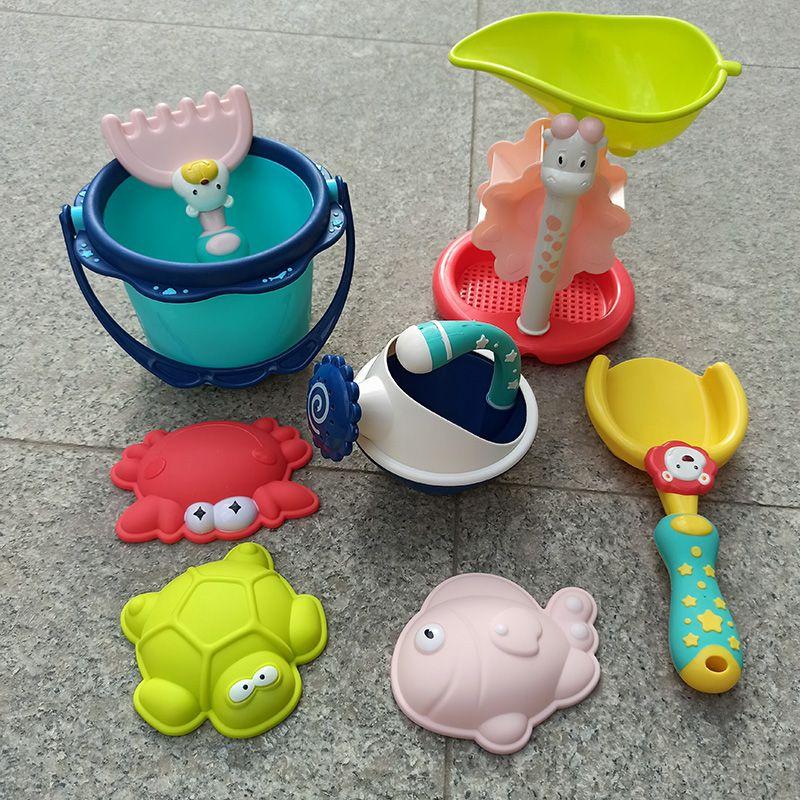Children Beach Toy Suit Shovel Bucket Playing with Soil Baby Sand Digging Tool Sand Boys and Girls Sea Treasure Edge