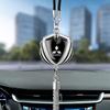 New Metal Car Badge Rearview Mirror Pendant Emblem Auto Interior Hanging Ornaments For L200 Pajero Outlander Xpander