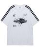 Osillos C36 No.78 Raglan Robot V-Neck Short Sleeve T-Shirt_White