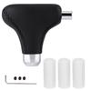 Hand Stitched PU Leather Gear Shift Knob Cover Universal Fit for Automatic Car Black