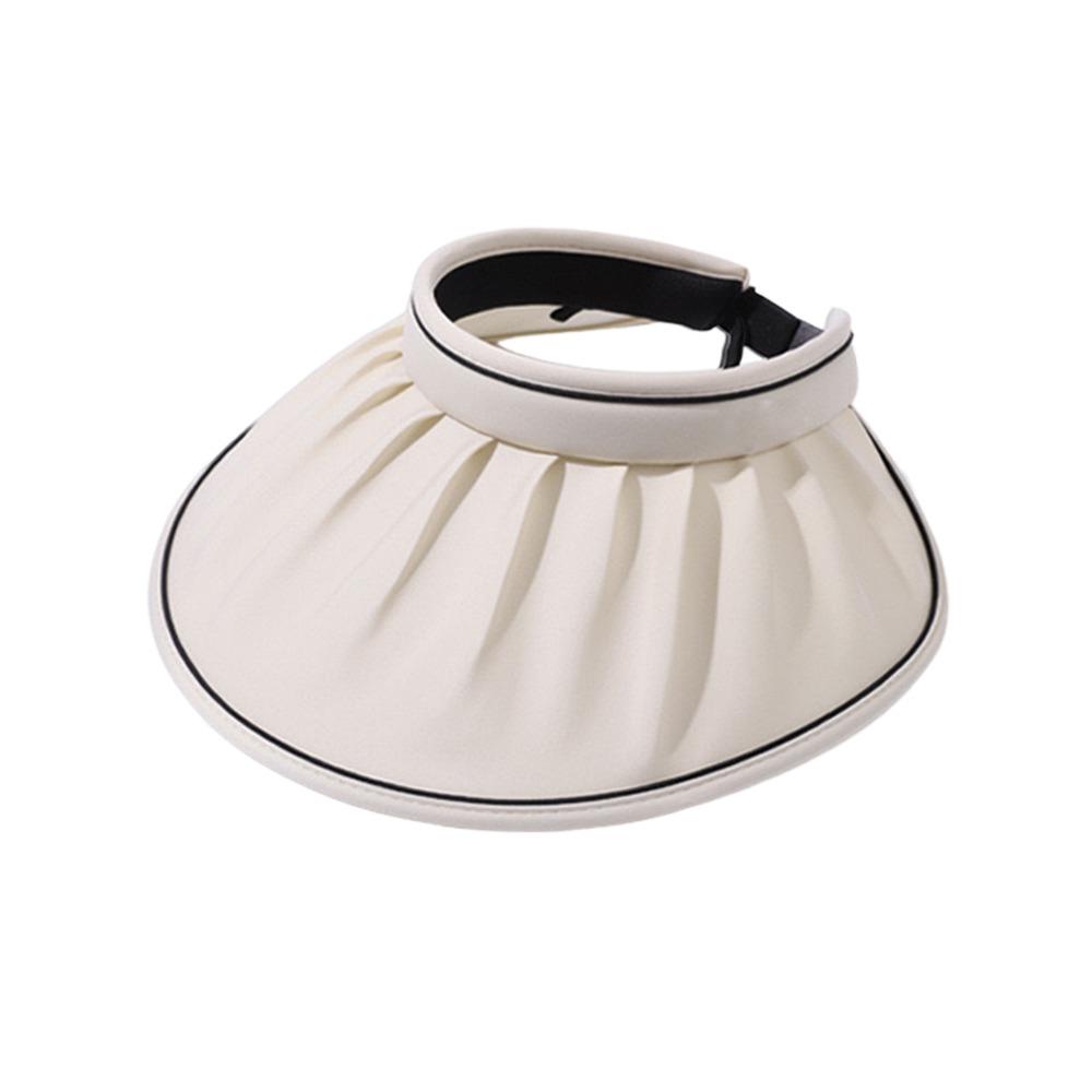 

Большие поля пустая верхняя часть солнцезащитная шляпа складная солнцезащитная кепка новая солнцезащитная шляпа бежевый