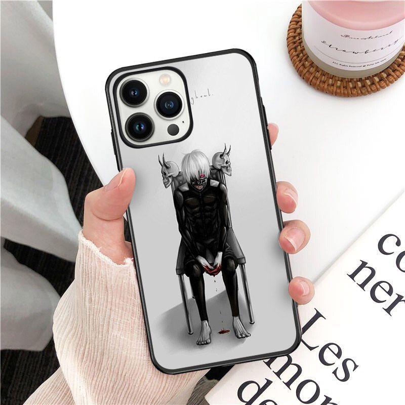 Soft Funda Tokyo Ghoul Anime Kaneki Ken Phone Cover For Iphone 14pro 11pro 12 13pro Max 5 6s Xs 7 8plus SE Xr 12mini Coque Cases