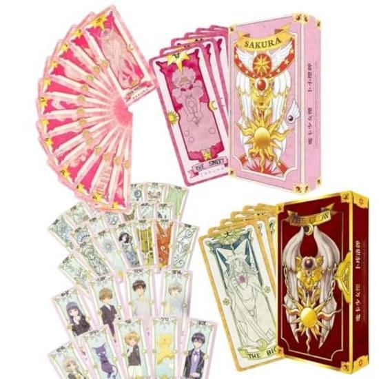 Correspondence Cardcaptor Sakura Clow Card Kinomoto Complete Magic Girl Fortune-telling Tarot Cosplay Tools Moe Goods Gift (Sakura Card) Parallel