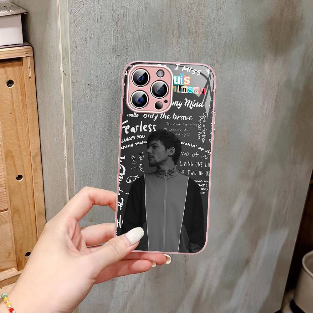 L-Luis M-Miguel Singer For IPhone 14 13 12 Mini 11 Pro XS Max X XR 14 Plus Tempered Glass Cover