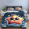 Cute Star Character Bedding Set Bedding Duvet Cover Set Duvet Cover Pillowcases (1 * Duvet Cover 2 * Pillowcases, without duvet insert)