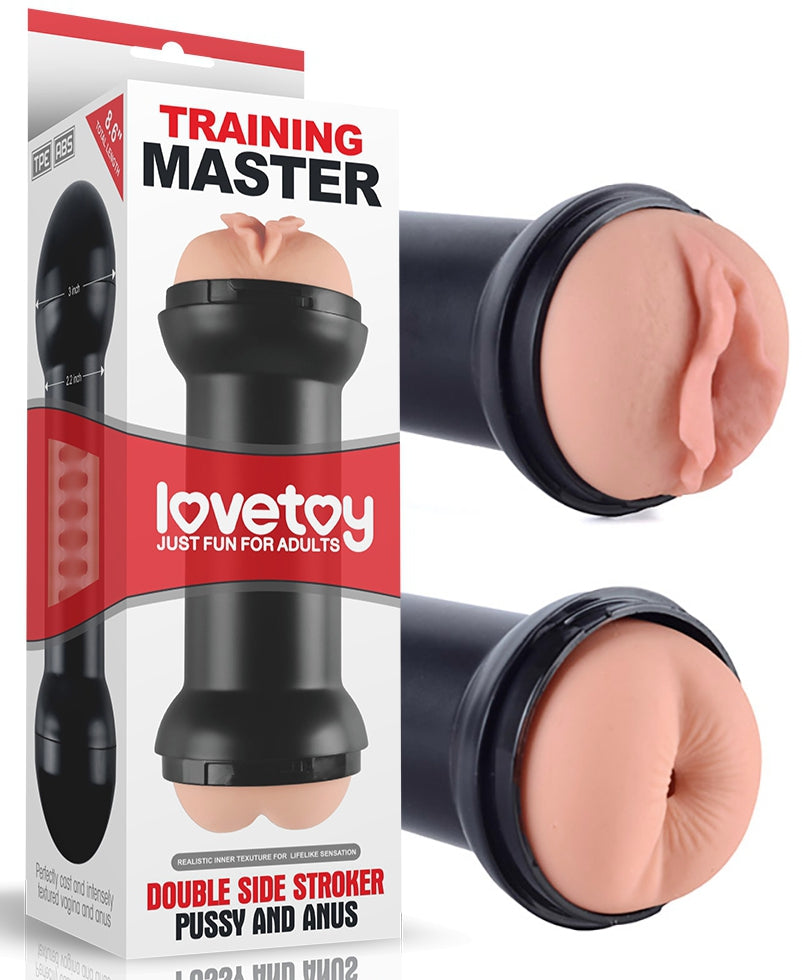 Masturbateur Double Side Vagin - Anus - LoveToy - Masturbateurs Réalistes