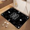 Dark Occult Pentagram Ritual Theme Indoor Rug Allseason Carpet For Bedroom Study Home Decor Halloween Gift