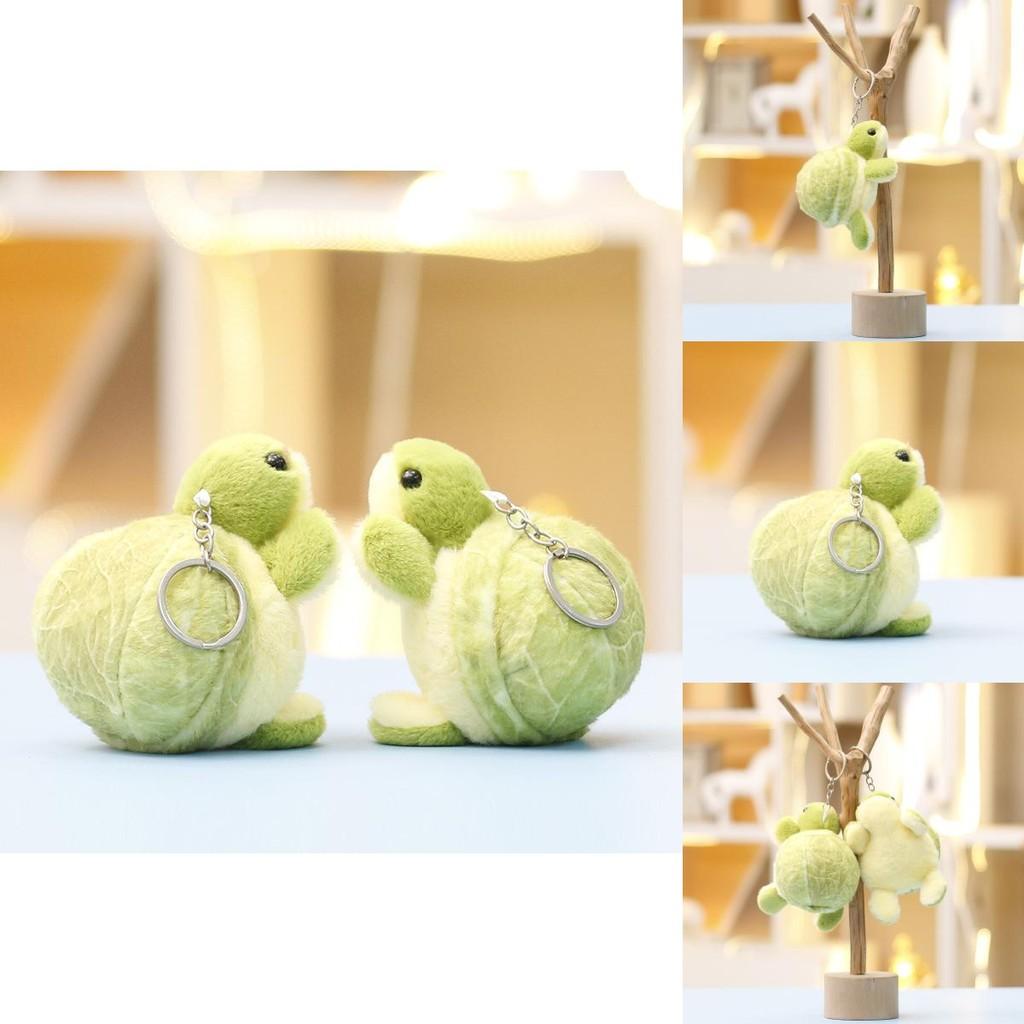 Vegetable Turtle Plush Keychain With Soft Pp Cotton Filling For Kids And Collectors