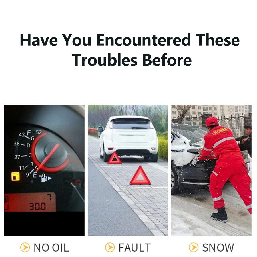 1pc 4M Car Tow Cable Heavy Duty 5 Ton Trailer Rope Towing Pull Rope Strap Hooks Van Road Recovery Car Accessories