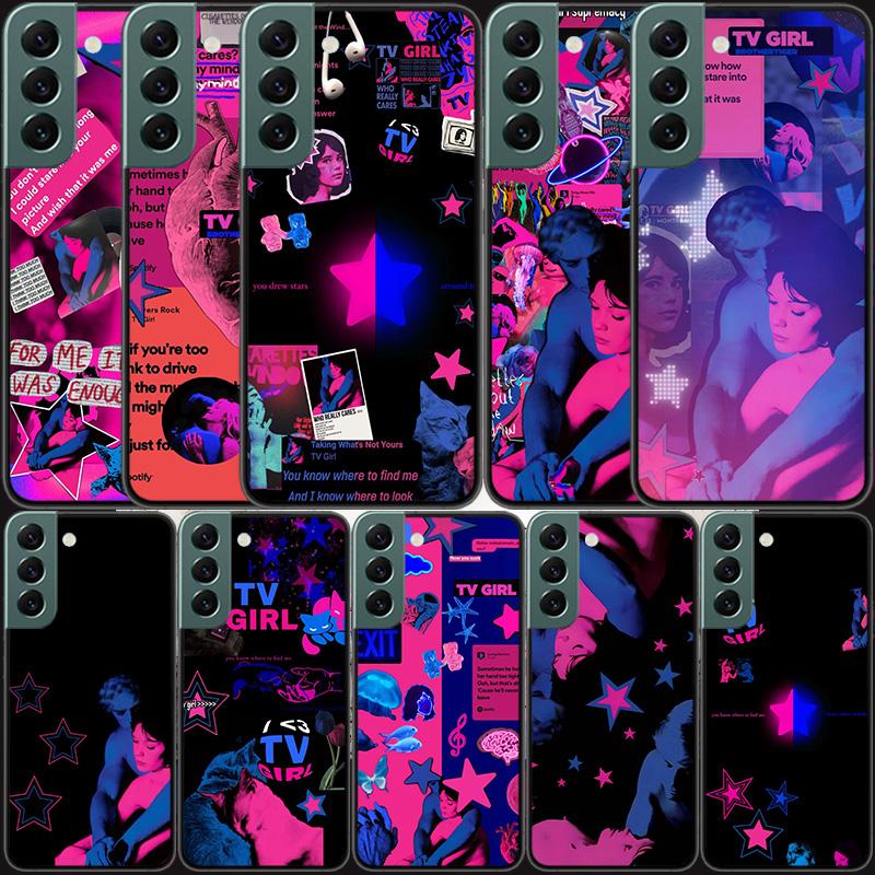 TV Girl Album Phone Case For Samsung Galaxy S22 S25 Ultra S21 S10 Plus S26 Edge S20 S23 S24 FE Cover Silicone Soft TPU Clear