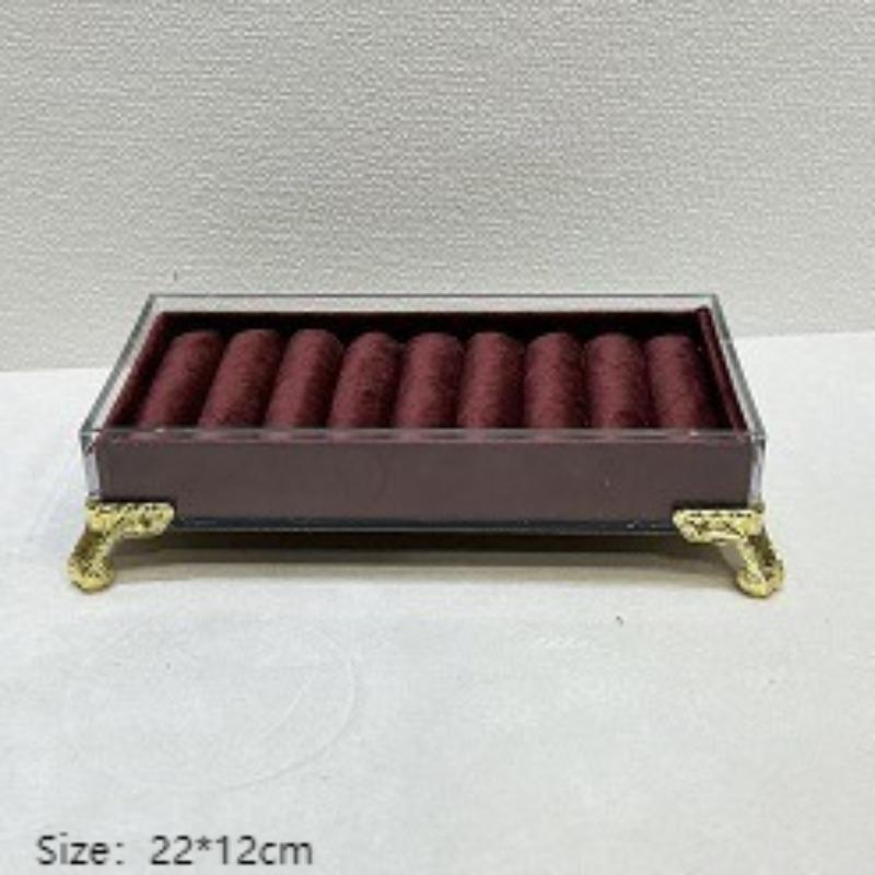 Flannel Exquisite Jewelry Display Rack Necklace Model Showcase Stand Counter Jewellery Show Holder Live Stream Storage Shelf