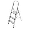 3 Step Ladder Foldable Aluminium Alloy Non Slip 330lbs Capacity Multifunctional Portable Step Stool