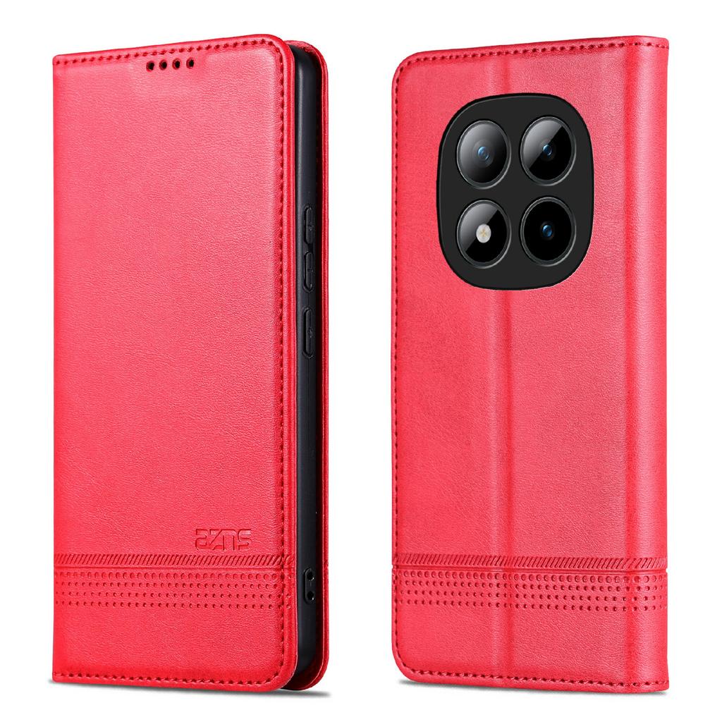 AZNS For Xiaomi Poco M8 Pro 5G/Redmi Note 15 Pro+ 5G (Global) Case Cowhide Texture PU Leather Wallet Phone Cover