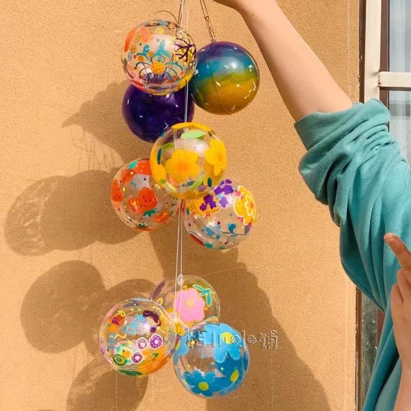 Kindergarten Art Area Graffiti Crystal Ball Decorations