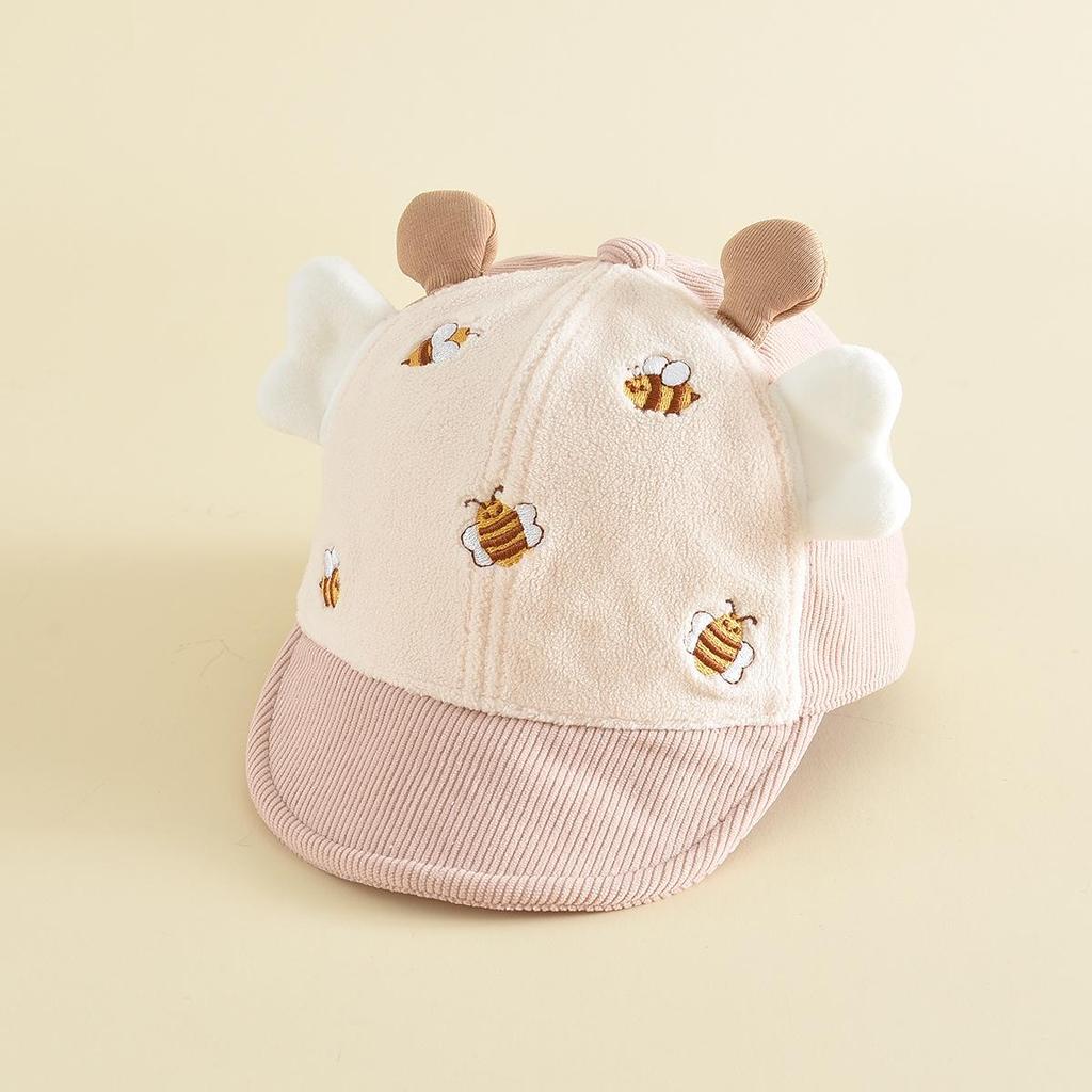 Children's Cute 3D Bee Sun Hat Baseball Cap - Windproof Toddler Outdoor Hat