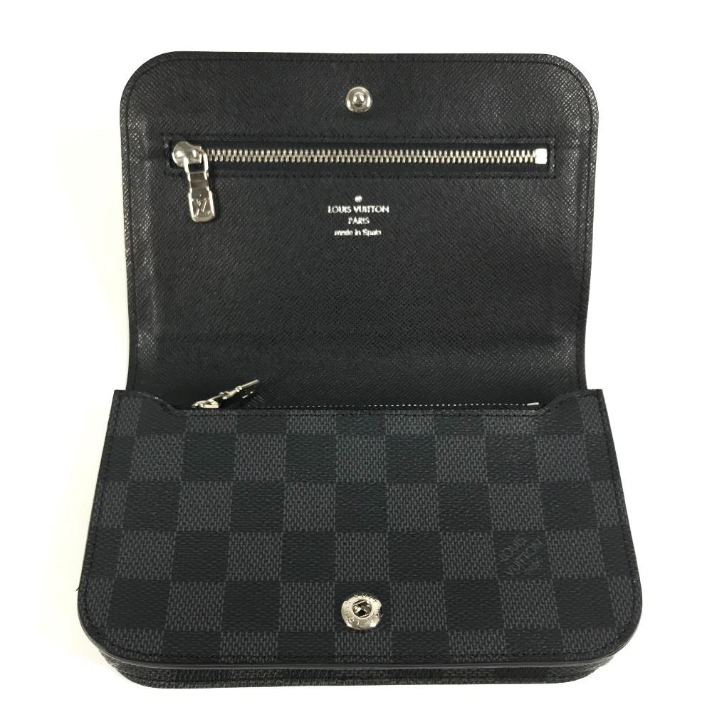 Louis Vuitton M6837U Damier Graphite Ceinture Pochette Homme body bag Pouch