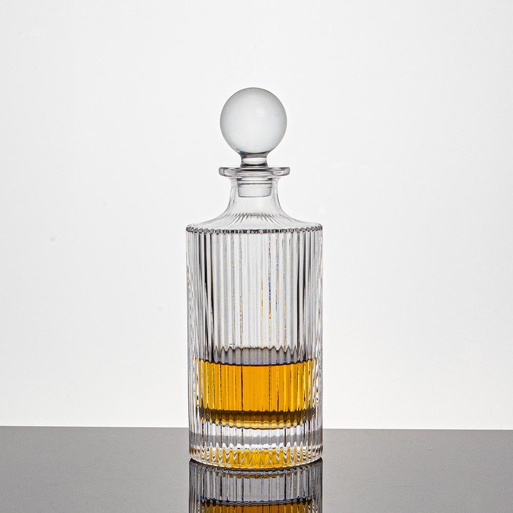 Crystal Glass Wine Bottle, Foreign Wine Bottle, Whisky Glass, Spirits Decorative Wine Bottle, Wine Set, Decanter with Lid, Wine Jug
