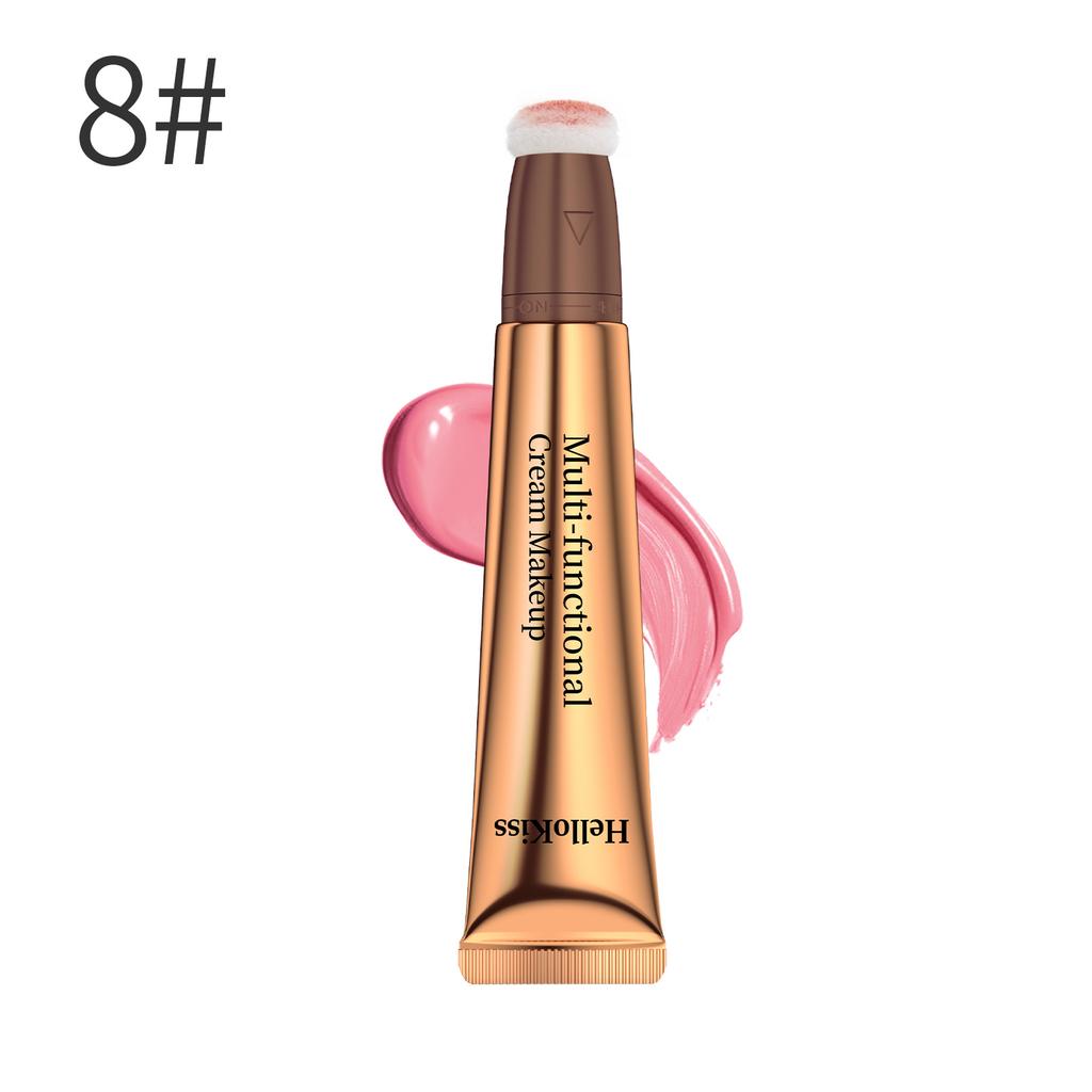 Blush High-gloss Grooming Multi-functional Makeup Pen, Pearlescent Fine Glitter Brightening Facial Grooming Cream