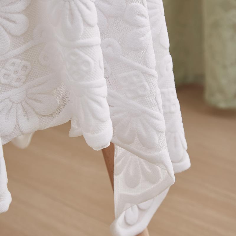 Față de masă floarea-soarelui Dantelă albă Tricotată Masă rotundă Masă dreptunghiulară Măsuță de cafea Masă de sufragerie Birou Dulap TV Pânză de acoperire