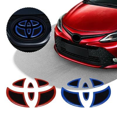 Pre Toyota RAV4 Camry CHR Corolla Levin Allion Dekoratívne nálepky na mriežku Predné zadné znaky Odznak Logo Nálepka na auto