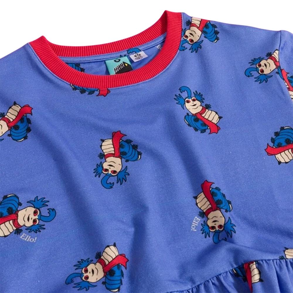 Labyrinth Damen/Damen Das Wurm Allover-Print Kittelkleid