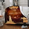 1pc The Lord of the Rings Blanket Lightweight Flannel Throw For Sofa, Bed, Travel, Camping, Livingroom, Office, Couch, Chair, And Bed