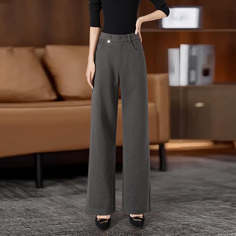 Women's High-Waist Straight Leg Commuter Suit Pants
