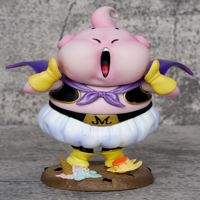 Anime Dragon Ball Z Cute Cake Majin Buu Figure Doll Lose Weight Buu Action Figure Collection Car Decoration Model Toys Birthday