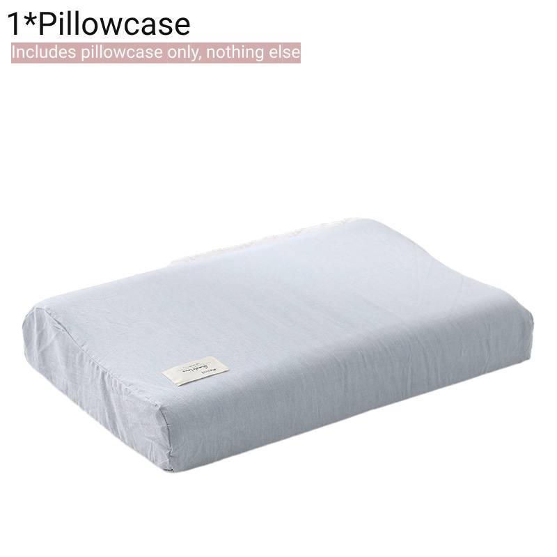 Hypoallergenic Cotton Latex Pillowcase Soft And Skin-friendly 50x30cm Memory Foam Pillow Cover All Seasons Pillowcase