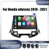 9" 4G Android OS For Honda Odyssey 2019 2020 2021 Car Radio Stereo Multimedia Video GPS Navigation Player QLED Screen BT 5.0
