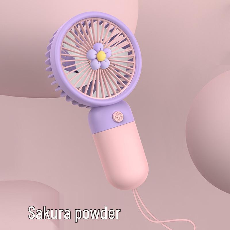 New Flower Mini Portable USB Handheld Fan - Summer Fresh and Compact Electric Fan