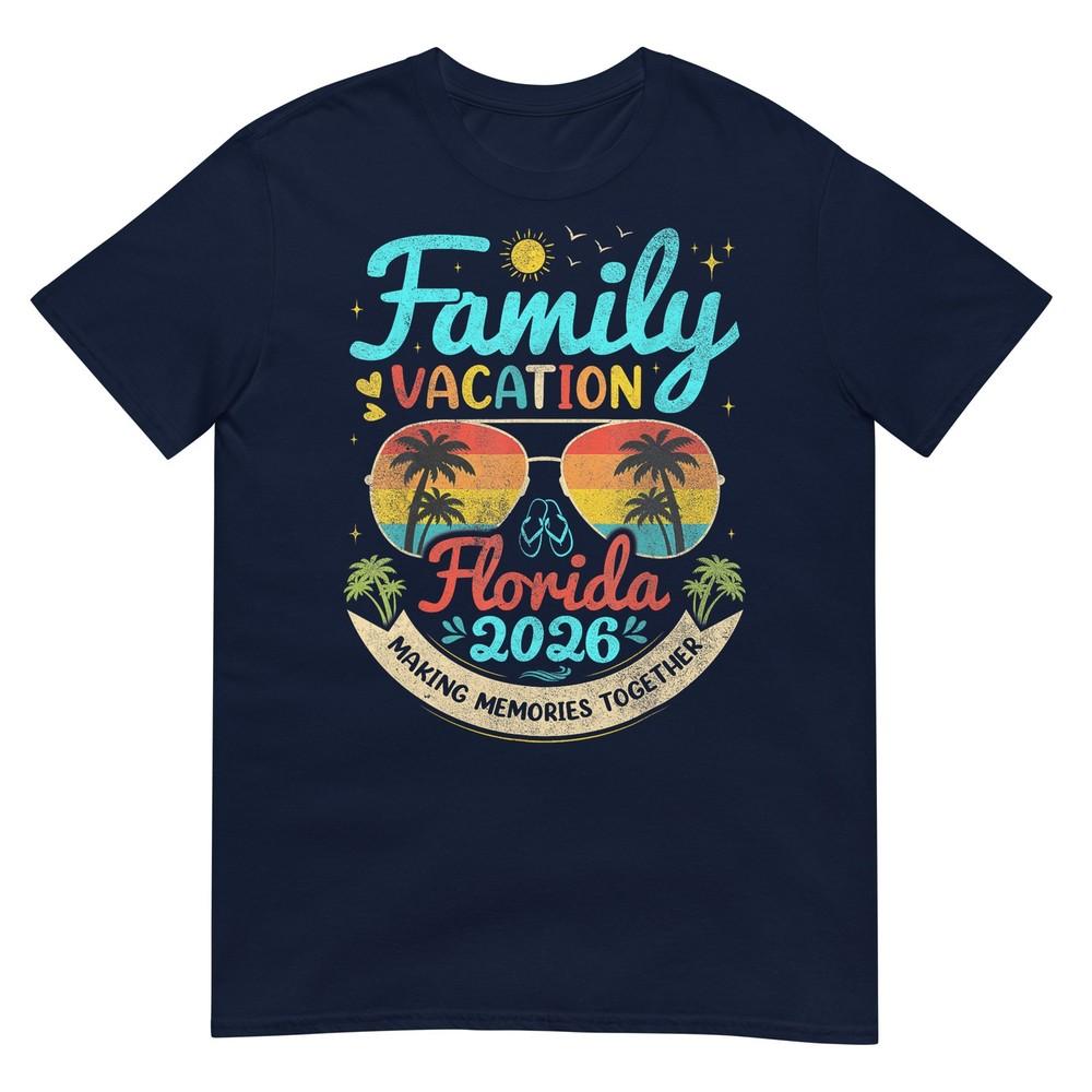 Vintage Family Vacation Florida 2026 Florida Group TShirt S