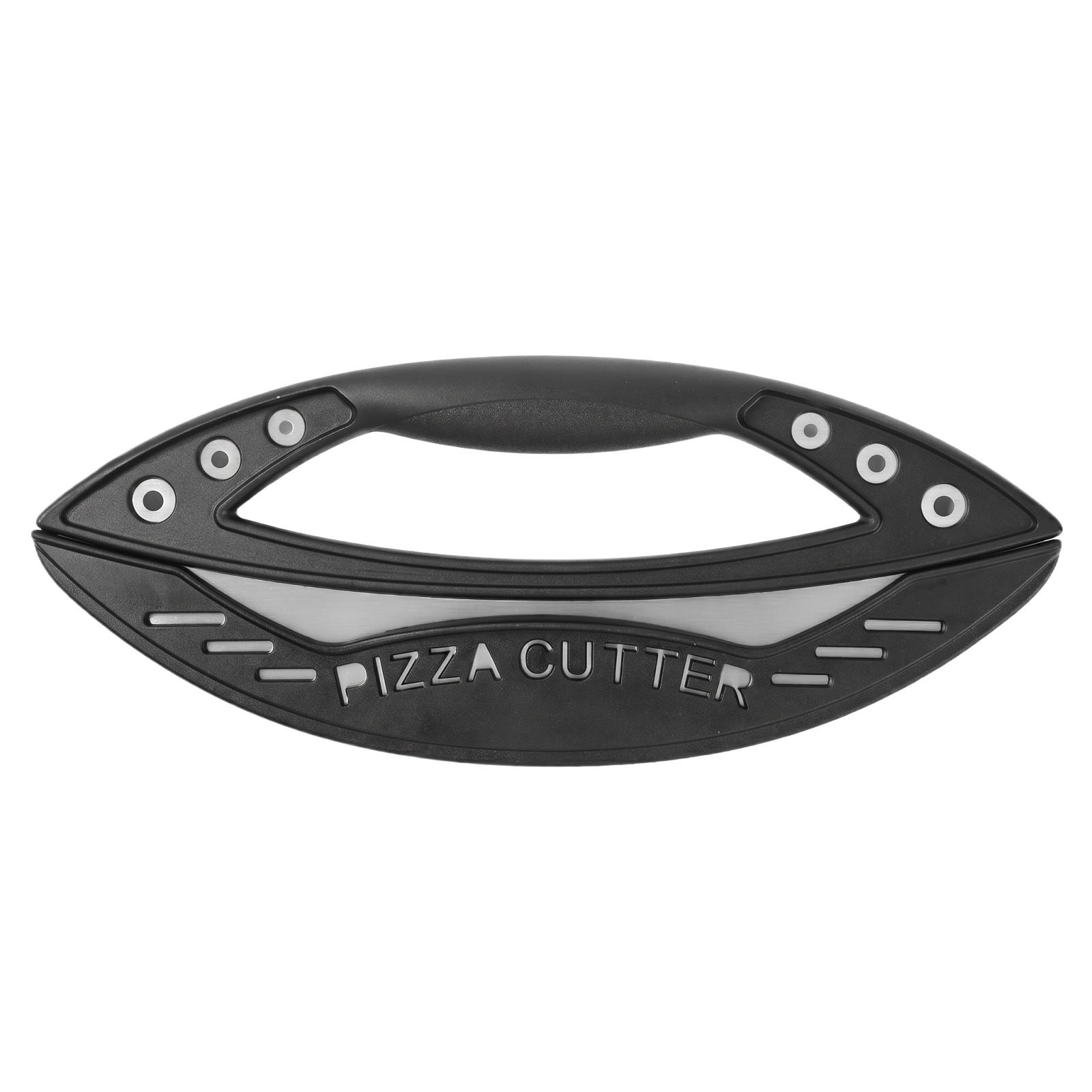 Stainless Steel Pizza Knife, Semi-Circular Pizza Cutter, Cutter One Size чёрный